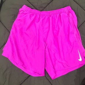Magenta NIKE Dri-Fit Shorts - Size XL